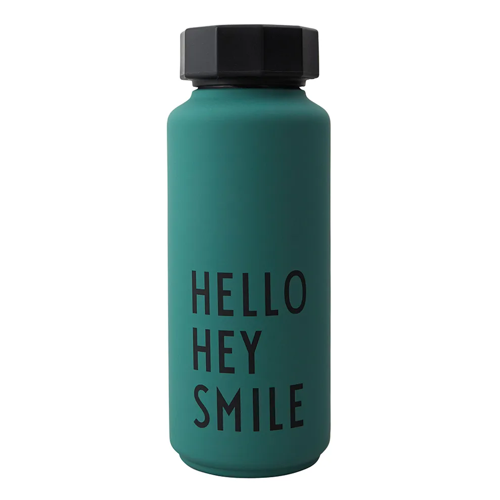 Design Letters thermal flask special edition, dark green Design Letters