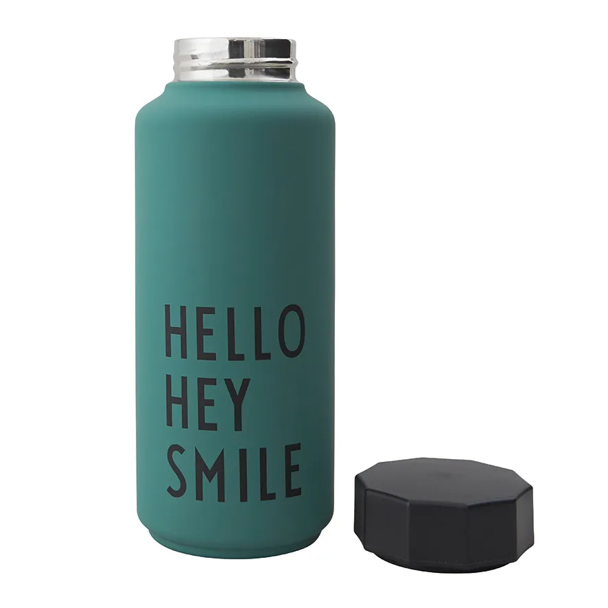 Design Letters thermal flask special edition, dark green Design Letters
