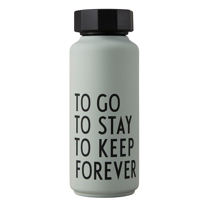 Design Letters thermal flask special edition - Grey green - Design Letters