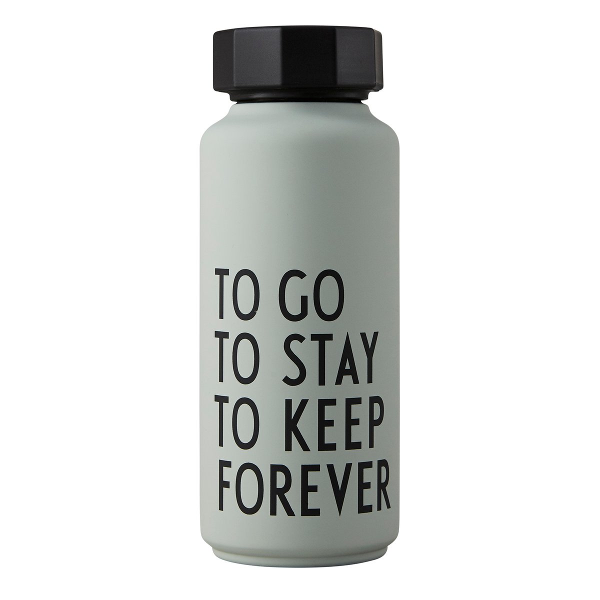 Design Letters thermal flask special edition Grey green