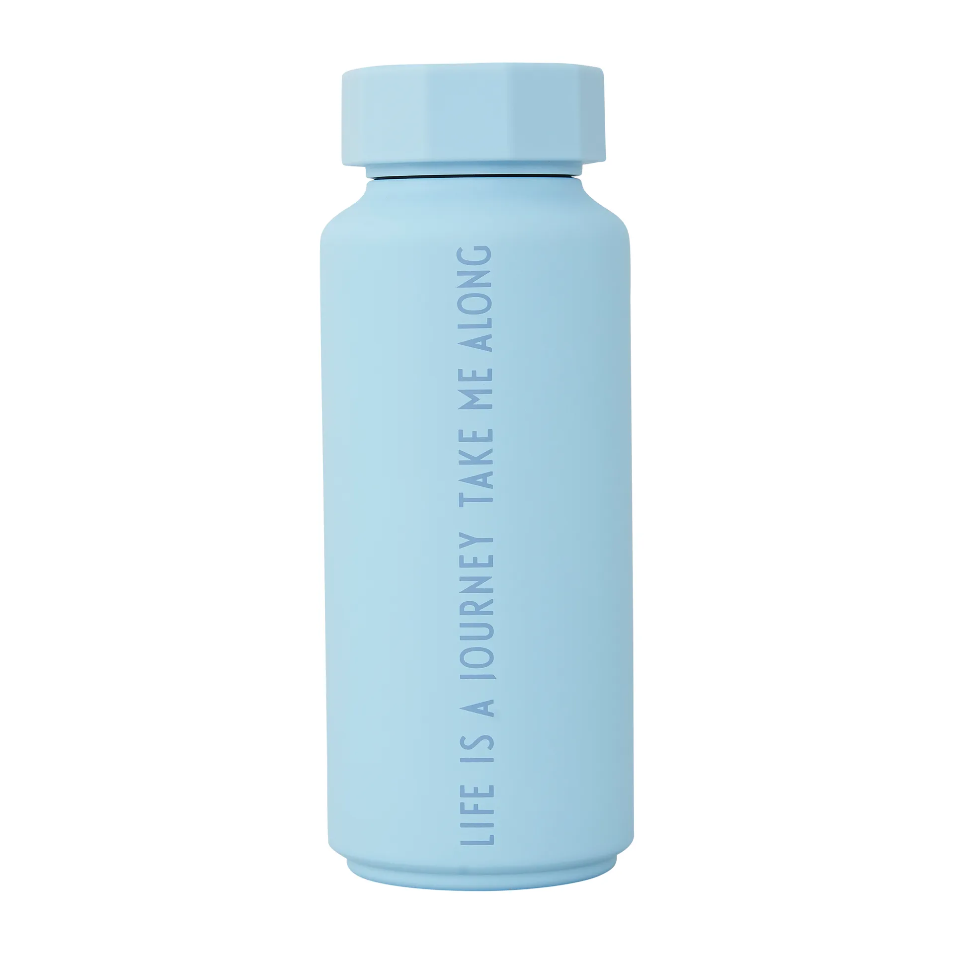 Design Letters thermal flask special edition, Light blue-life Design Letters
