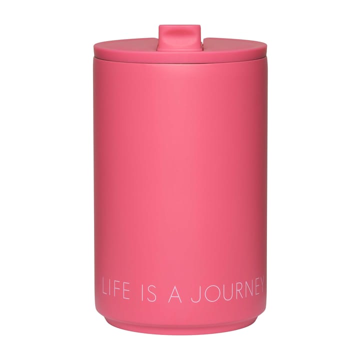 Design Letters thermal mug - Cherry pink - Design Letters