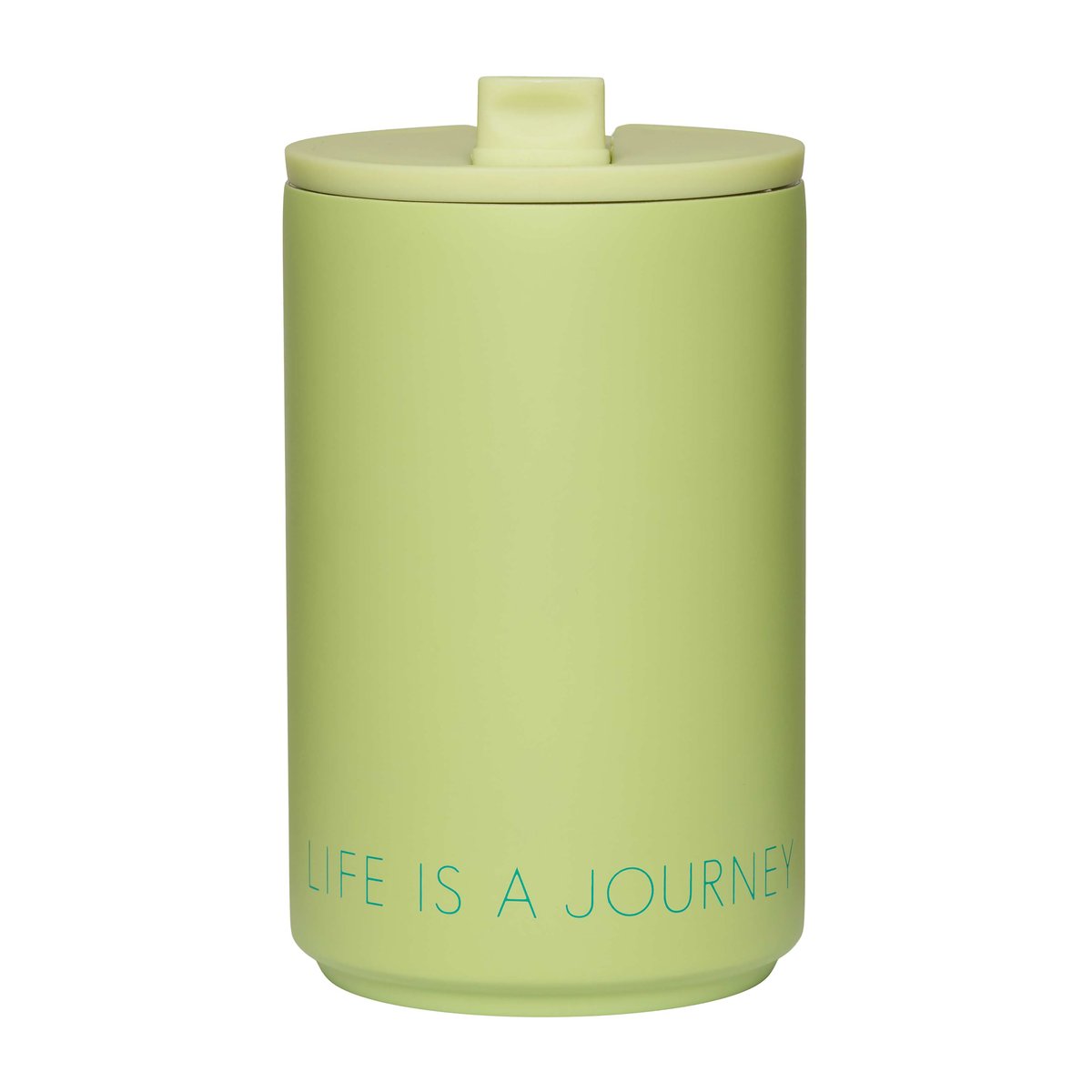 Design Letters thermal mug Green pale | Scandinavian Design | Thermal flasks & travel mugs | Green