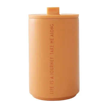 Design Letters thermal mug - Life-orange - Design Letters