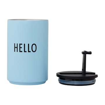 Design Letters thermal mug - Light blue-hello - Design Letters