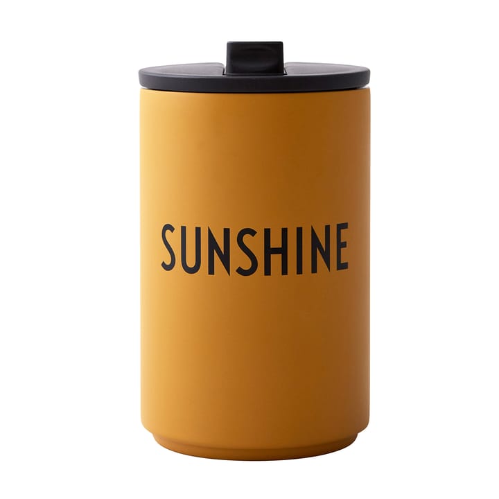 Design Letters thermal mug - sunshine - Design Letters