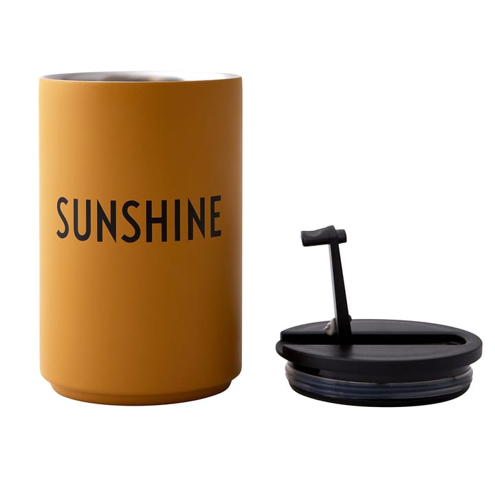 Design Letters thermal mug - sunshine - Design Letters