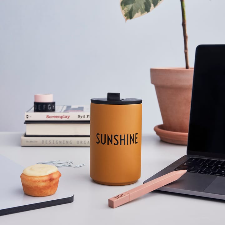 Design Letters thermal mug - sunshine - Design Letters