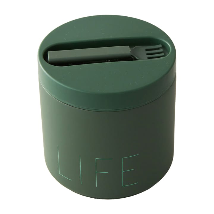 Design Letters thermos-box large - Life-myrtle green - Design Letters