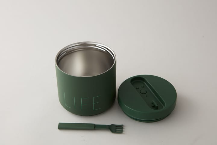 Design Letters thermos-box large - Life-myrtle green - Design Letters