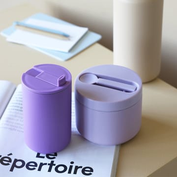 Design Letters thermos-box small - Lavender - Design Letters