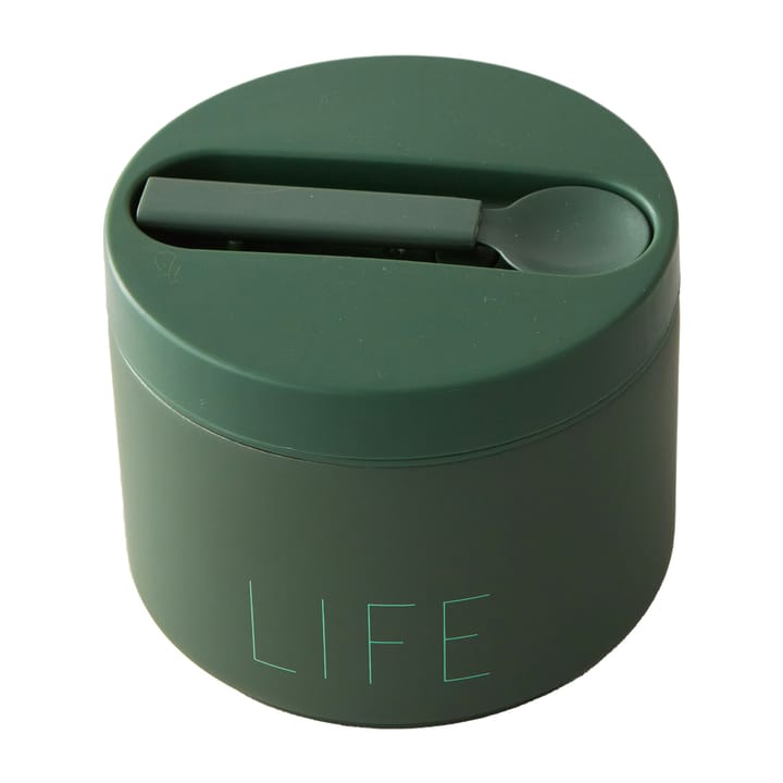 Design Letters thermos-box small - Life-myrtle green - Design Letters