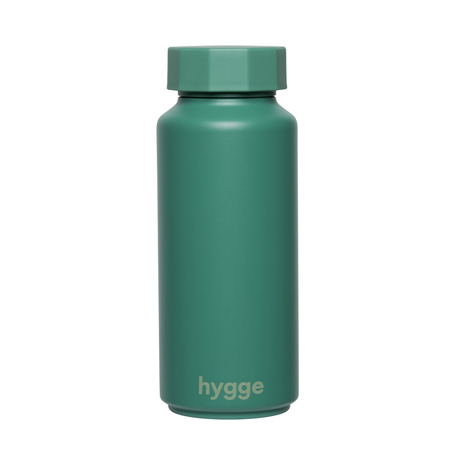 Design Letters thermos Hygge-dark green | Scandinavian Design | Water bottles | Green