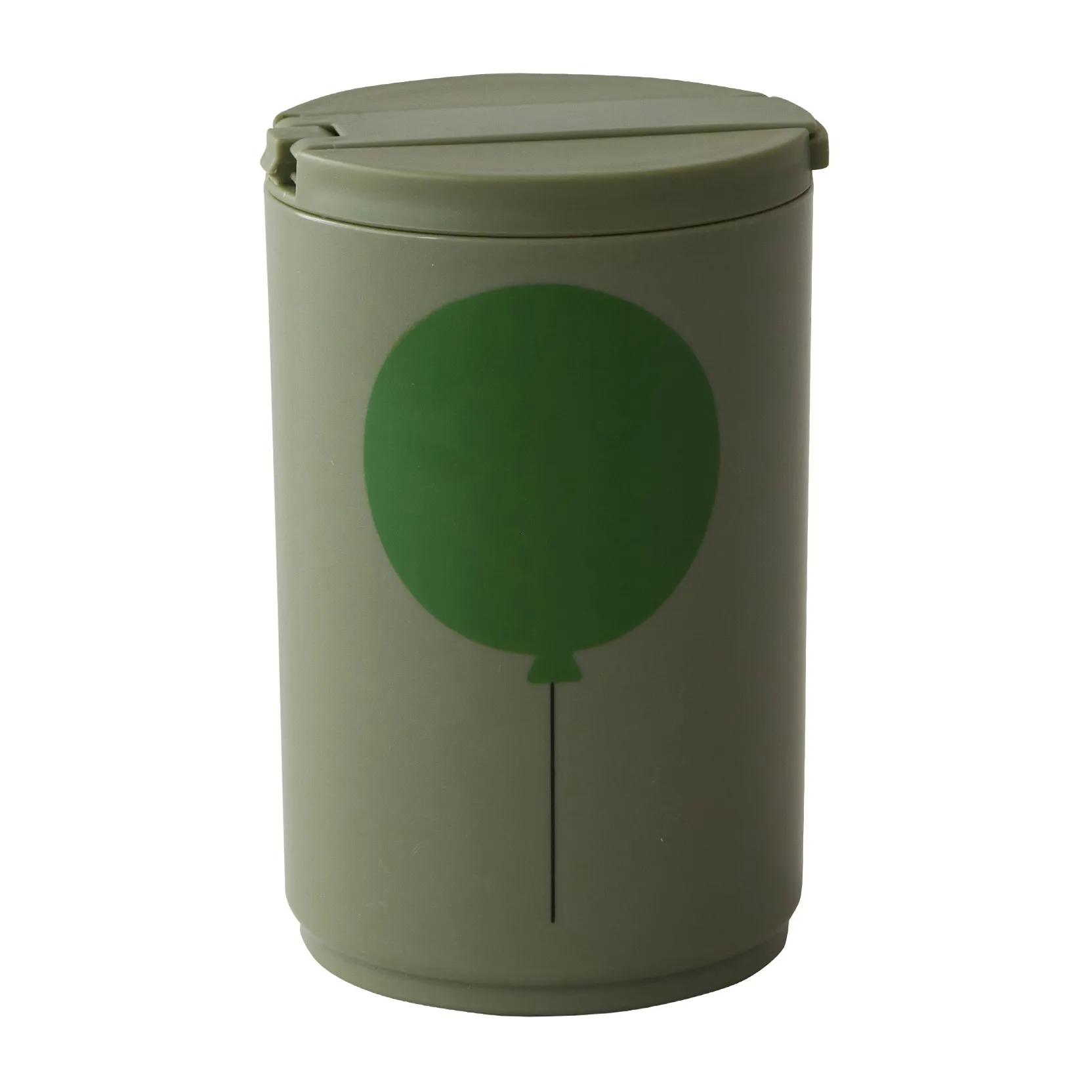 Design Letters thermos mug with straw 33 cl, Forest green Design Letters