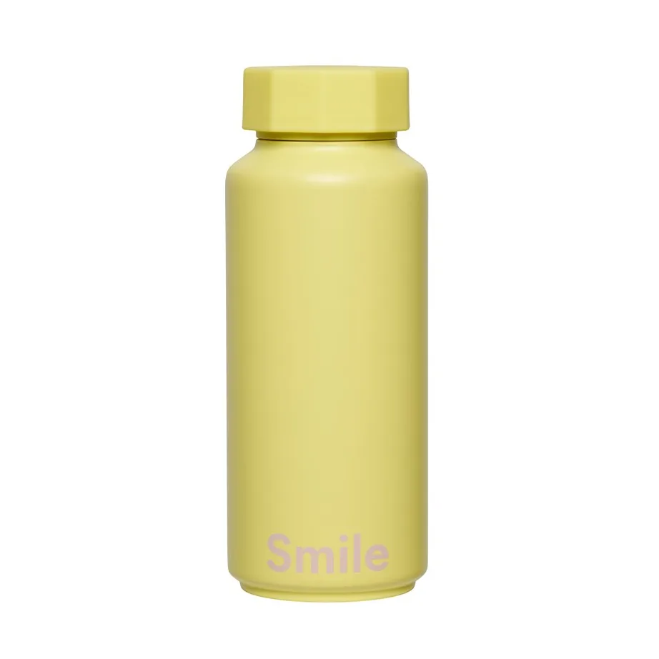 Design Letters thermos, Smile-yellow Design Letters
