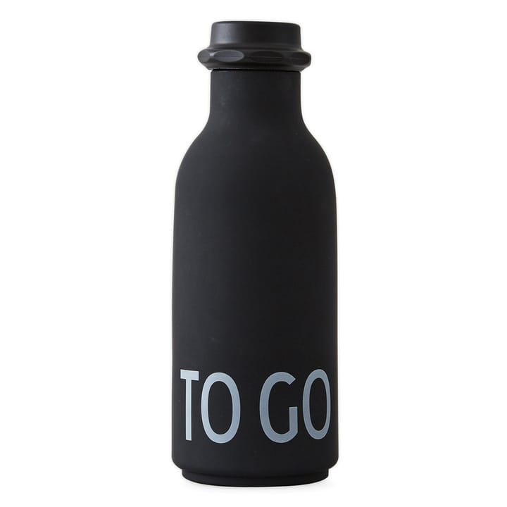 Design Letters TO GO bottle - black - Design Letters