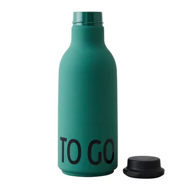 Design Letters TO GO bottle - Dark green - Design Letters