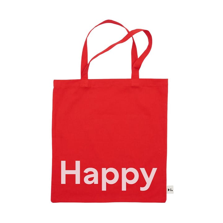 Design Letters Tote bag - Happy-red - Design Letters