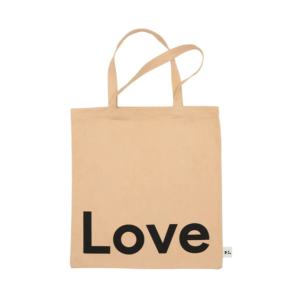 Design Letters Tote bag, Love-beige Design Letters