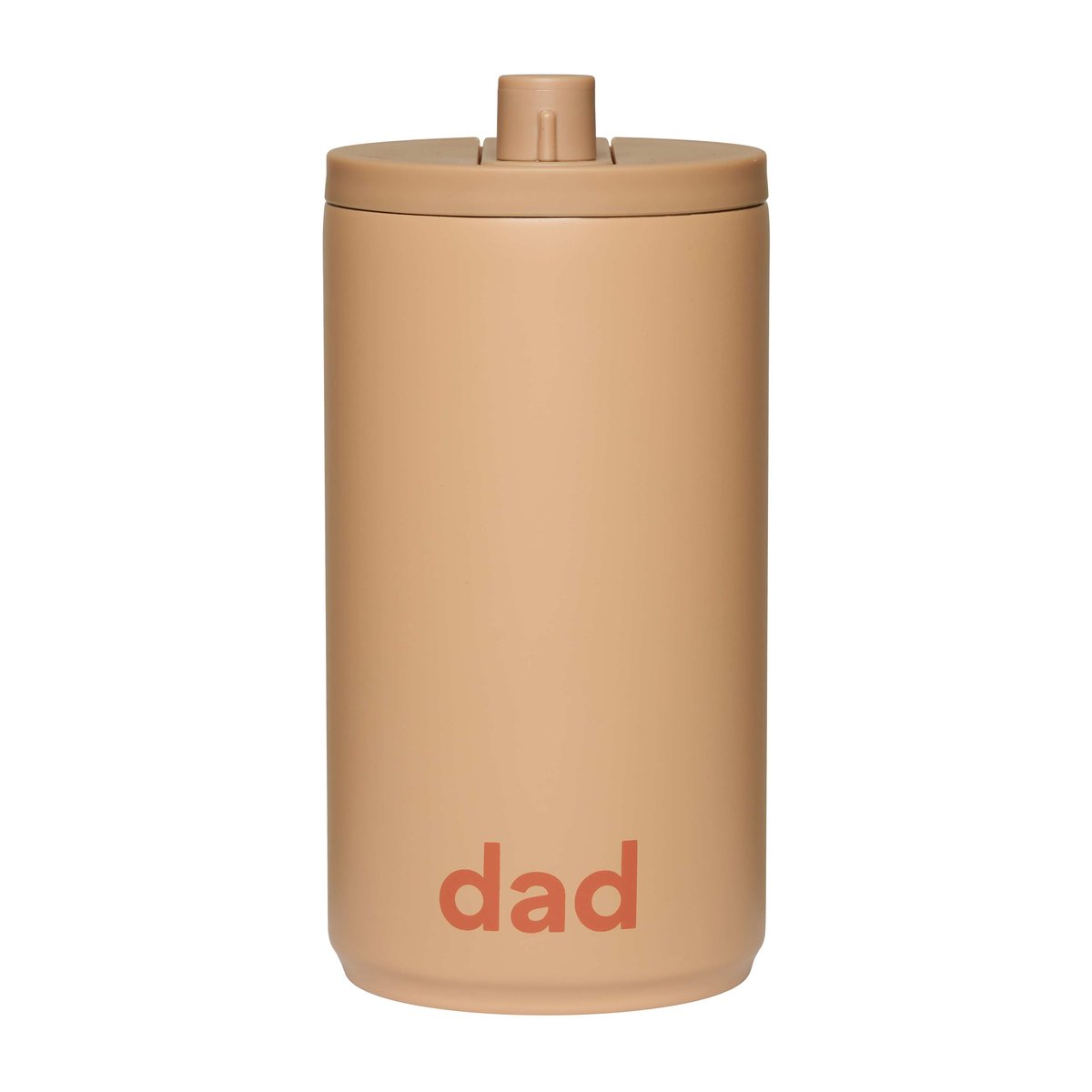 Design Letters travel mug 35 cl Dad-beige | Scandinavian Design | Thermal flasks & travel mugs | Beige