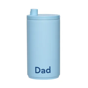 Design Letters travel mug 35 cl - Dad-Light blue - Design Letters