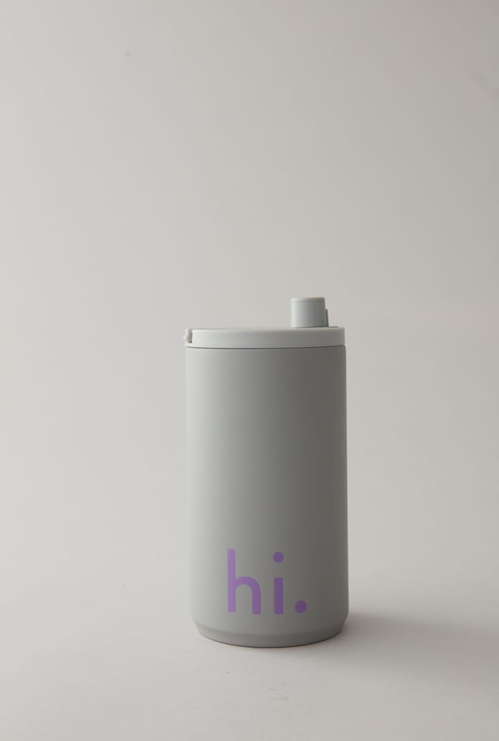 Design Letters travel mug 35 cl - Hi-cool grey - Design Letters