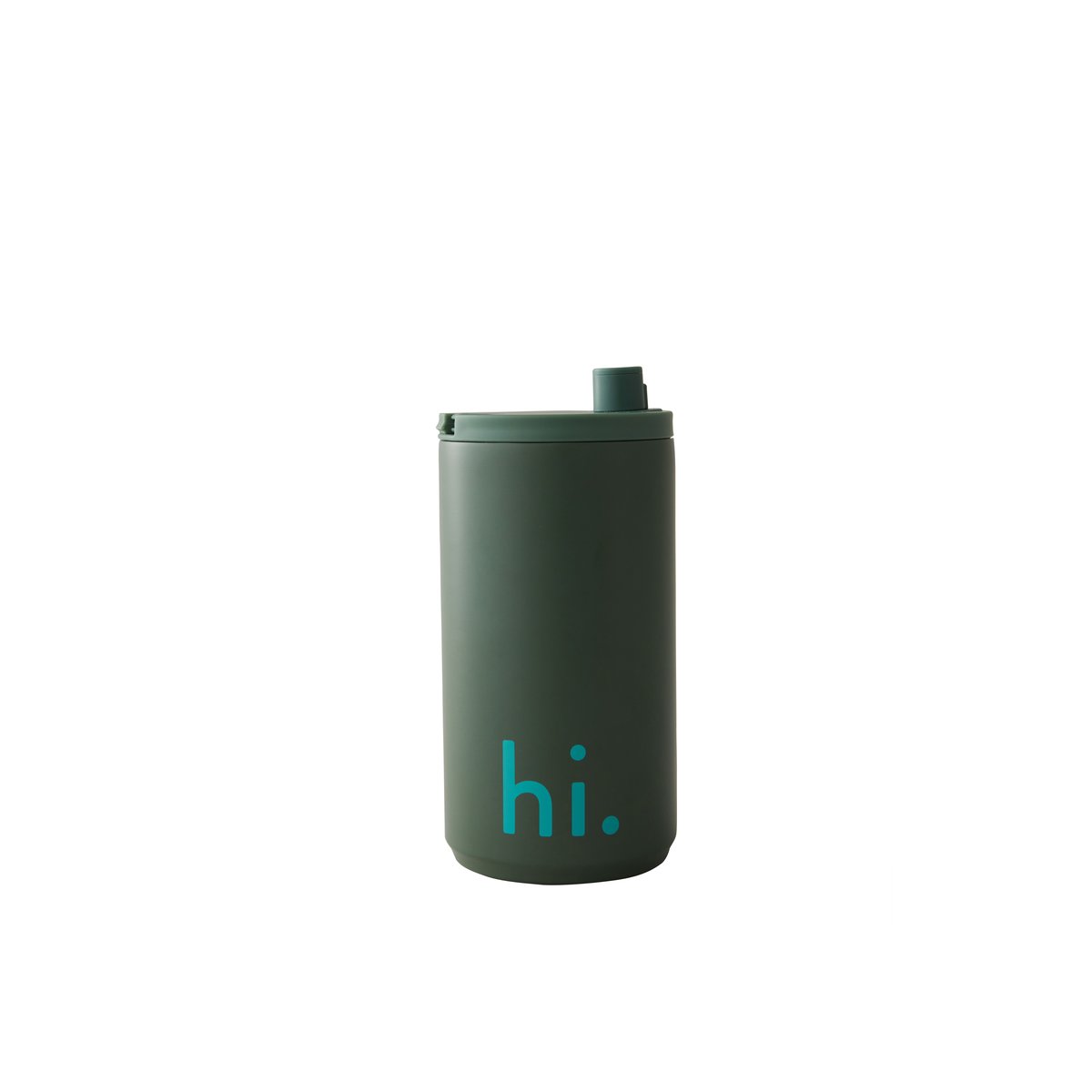 Design Letters Design Letters travel mug 35 cl Hi-myrtle green