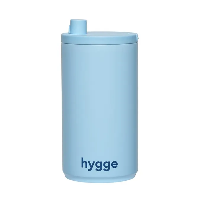Design Letters travel mug 35 cl Hygge-Light blue | Scandinavian Design | Thermal flasks & travel mugs | Blue