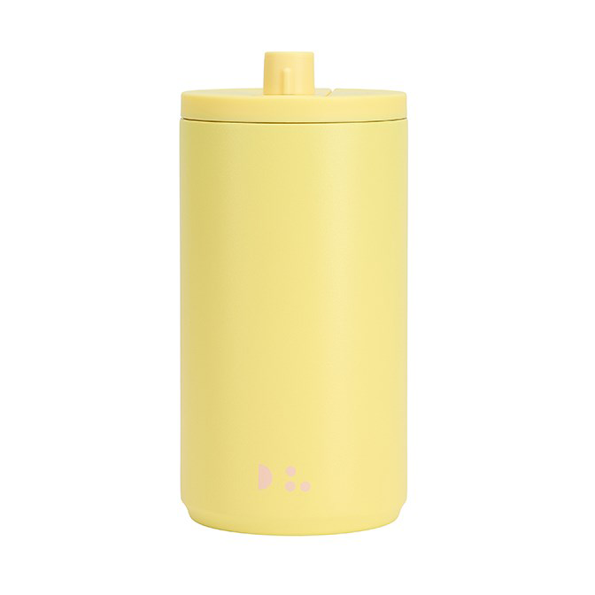 Design Letters travel mug 35 cl Yellow | Scandinavian Design | Thermal flasks & travel mugs | Yellow