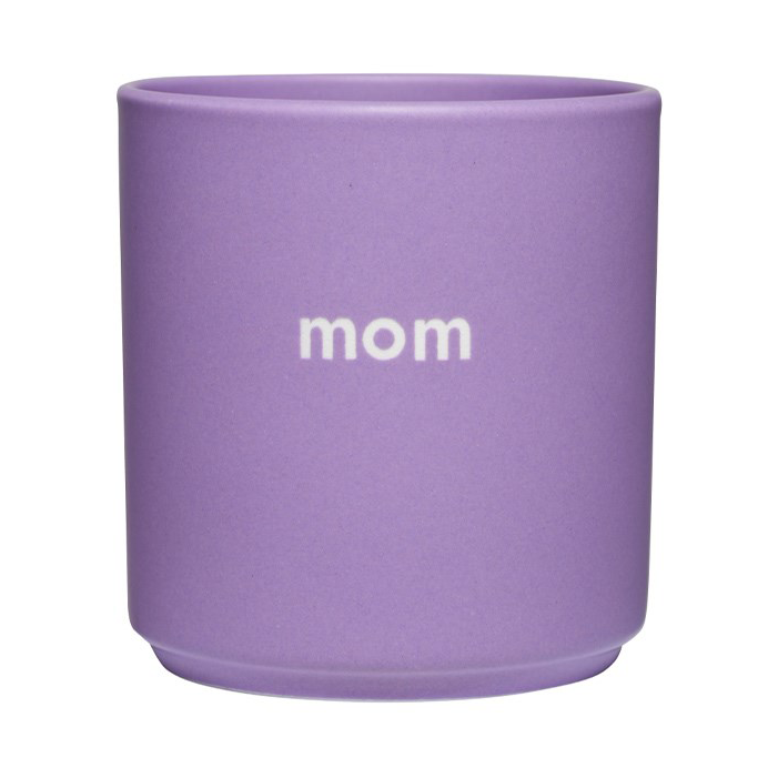 Design Letters VIP favourite cup 25 cl Lilac, Mom Collection