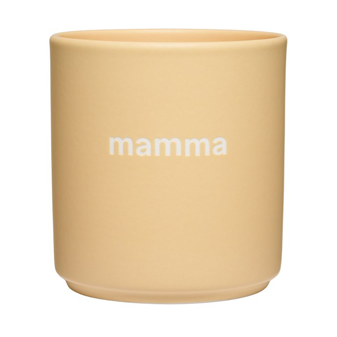Design Letters VIP favourite cup 25 cl Solitary, Mamma Collection