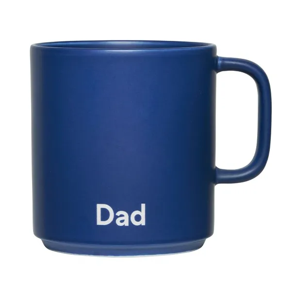 Design Letters VIP favourite cup with handle 25 cl, Dad Design Letters