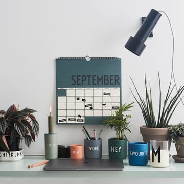Design Letters wall calendar 2020 - Green - Design Letters