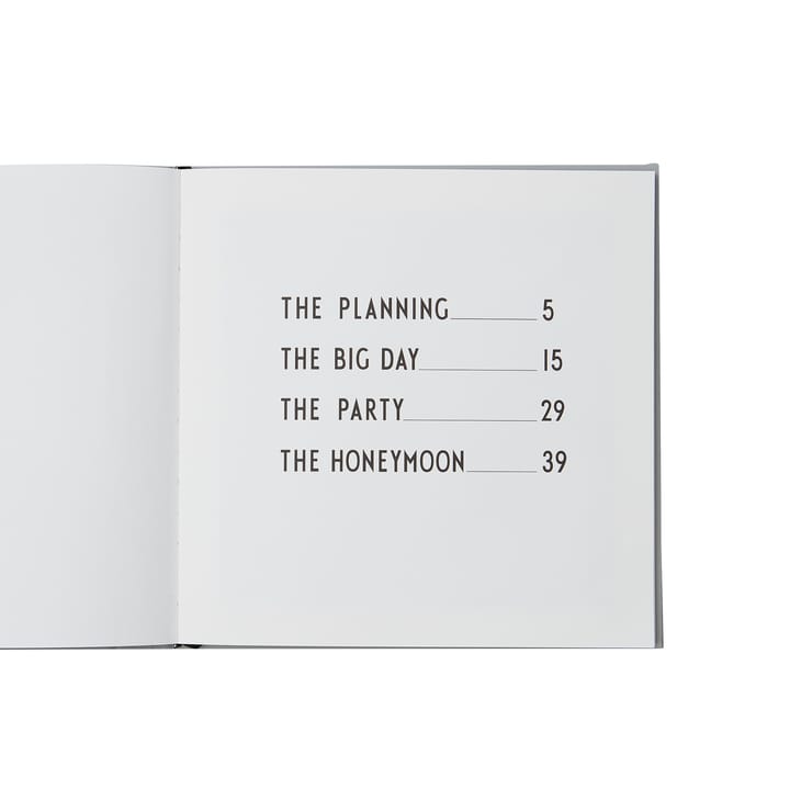 Design Letters wedding book - grey - Design Letters