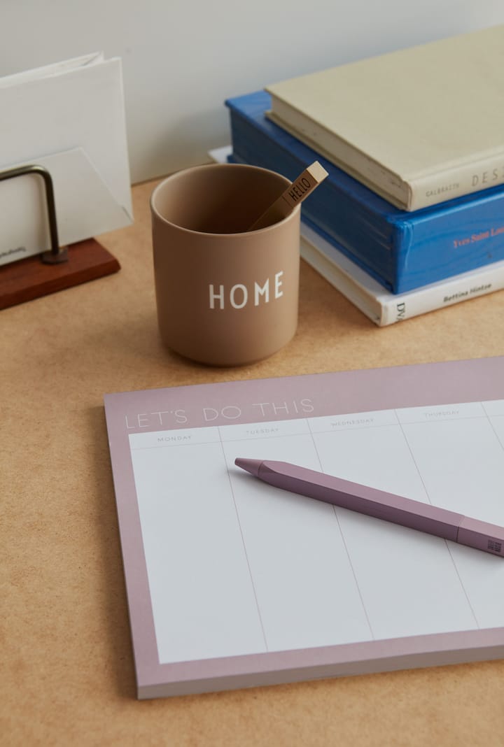 Design Letters weekly planner paper - Lavender - Design Letters