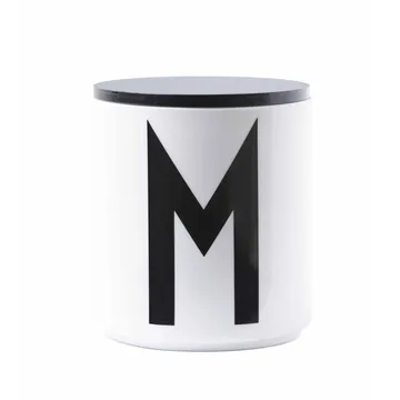 Design Letters wooden cap Ø 11,5 cm - black - Design Letters