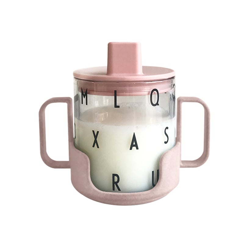 Design Letters Grow with your cup nude | Scandinavian Design | Children's tableware | Pink
