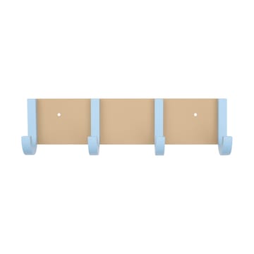Jay clothing rack 4 hooks - Beige-light blue - Design Letters