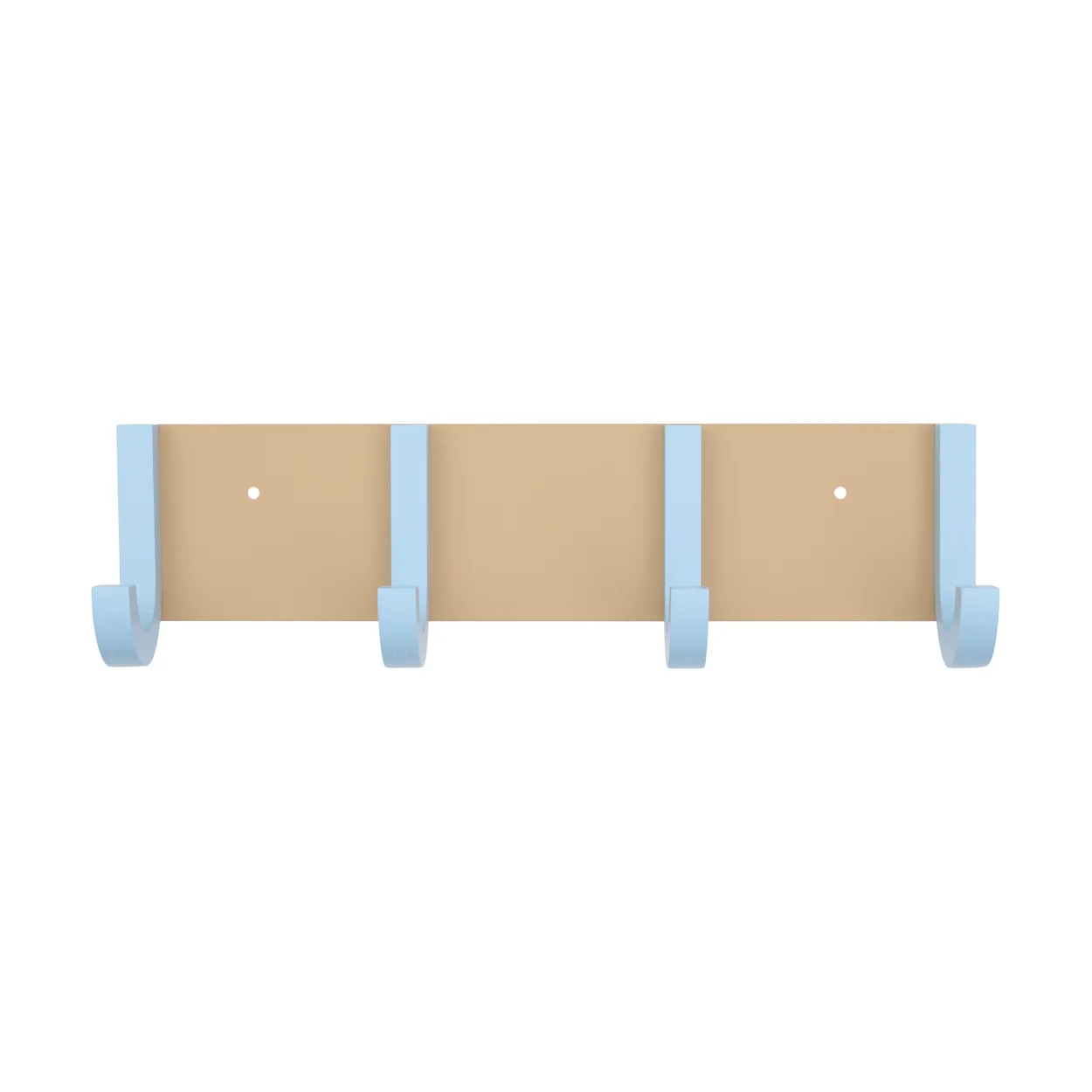 Design Letters Jay clothing rack 4 hooks Beige-light blue