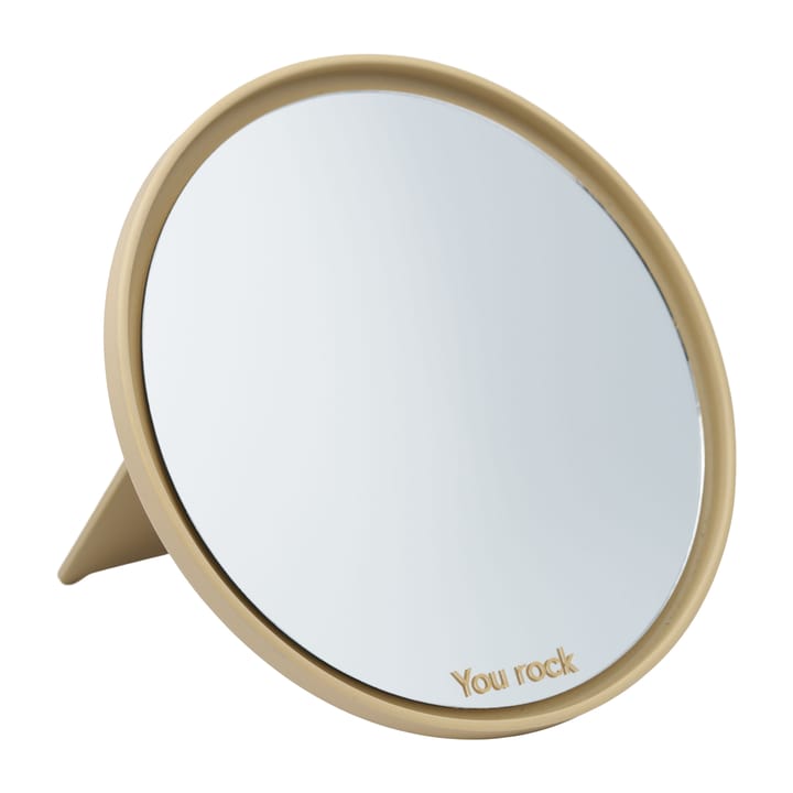 Mirror Mirror table mirror Ø21 cm - Beige - Design Letters