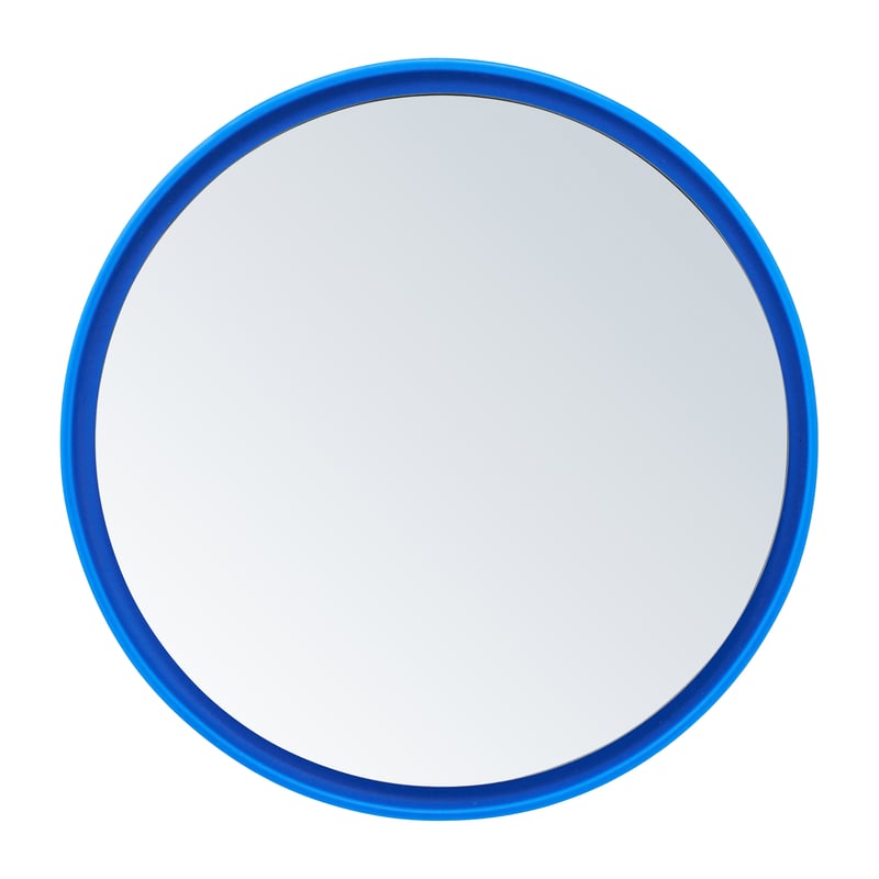 Design Letters Mirror Mirror table mirror Ø21 cm Cobalt blue