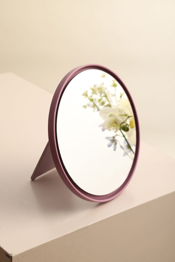 Mirror Mirror table mirror Ø21 cm - Lavender - Design Letters
