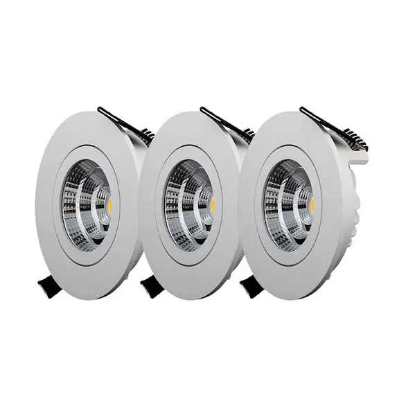 Designlight Downlight Tilt Including Driver and Cabling 3-pack - QB-303MW white - Designlight