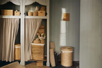 Baskets large 3 pcs - Fishbone - Dixie