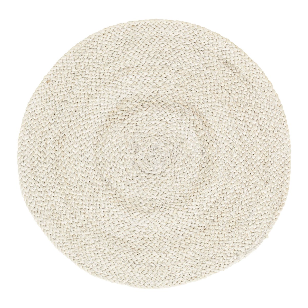 Dixie Braided placemat o38 cm ivory | Scandinavian Design | Placemats | Beige