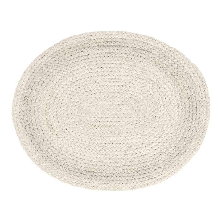 Braided placemat oval - ivory - Dixie