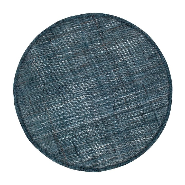 Dixie linen placemat round - dark blue - Dixie