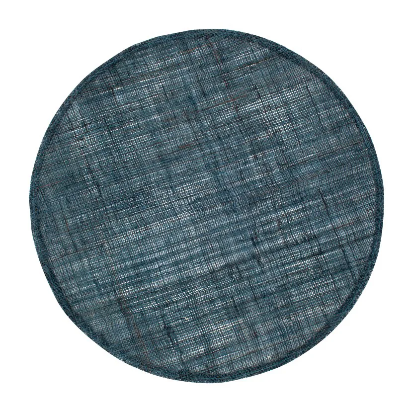 Dixie Dixie linen placemat round dark blue