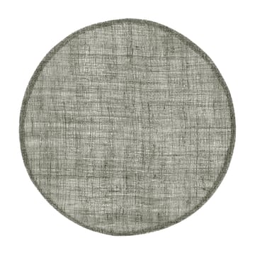Dixie linen placemat round - dark grey - Dixie