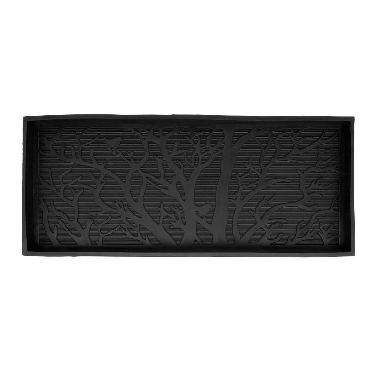 Dixie shoe tray Grenverk, 36x85 cm | Scandinavian Design | Plastic rugs | Black